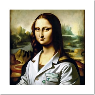 Mona Lisa Pharmacist: Celebrating National Pharmacist Day with Artistic Flair Posters and Art